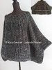 PATR1120 - Wide sweater - poncho - swoncho